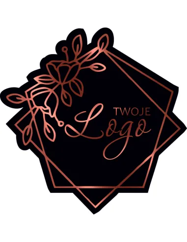 Naklejki Etykiety logo Twojej Firmy 10 cm 500 szt z logo