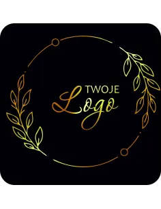 Naklejki Etykiety z logo Twojej Firmy 10 cm 50 szt