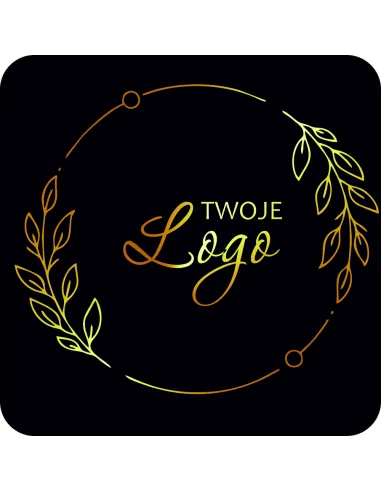 Naklejki Etykiety z logo Twojej Firmy 10 cm 50 szt