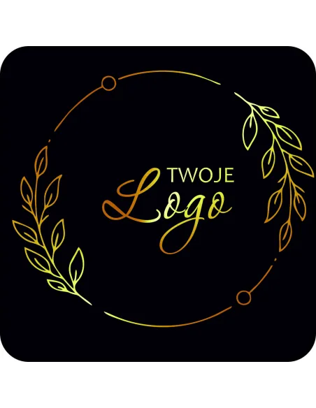 Naklejki Etykiety z logo Twojej Firmy 10 cm 50 szt