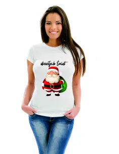 Koszulka – Prezent na Święta Świąteczna Damska Nadrukiem