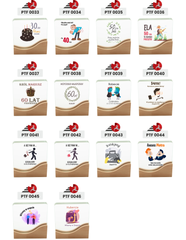 Prezent DZIEŃ BABCI Ozdoba Trofeum z Własnym LOGO grafiką Upominek Gadżet