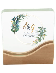 Upominek z NADRUKIEM UV Prezent ŚLUBNY Trofeum z GRAFIKĄ UV Logo Gadżet