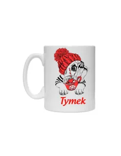Kubek z Nadrukiem Świątecznym Prezent Imię Personalizowany