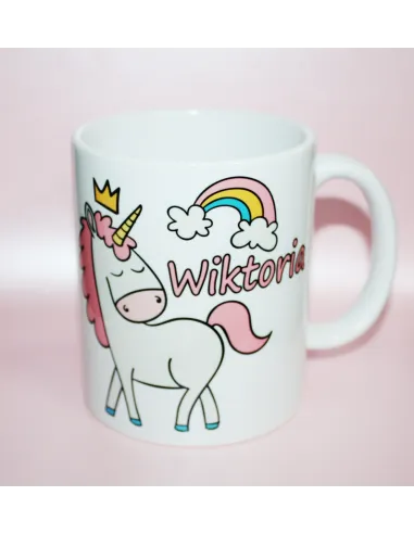 Kubek z Nadrukiem Personalizowany Świątecznym Imię