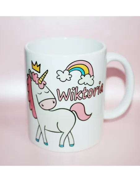 Kubek z Nadrukiem Personalizowany Świątecznym Imię