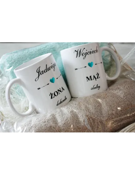 Kubek z Nadrukiem Personalizowany Świątecznym Imię