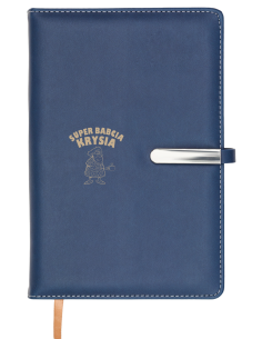 Notes w linie Personalizowany Prezent z Grawerem NA DZIEŃ BABCI + IMIĘ