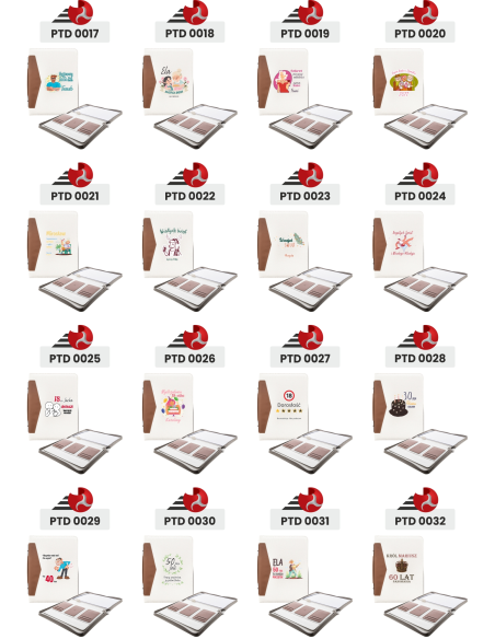 Unikatowa TECZKA na dokumenty z WŁASNĄ GRAFIKĄ Prezent na Boże Narodzenie
