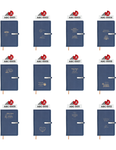 Notes w linie Personalizowany Prezent z Grawerem NA DZIEŃ BABCI + IMIĘ