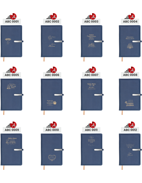 Notes w linie Personalizowany Prezent z Grawerem NA DZIEŃ BABCI + IMIĘ