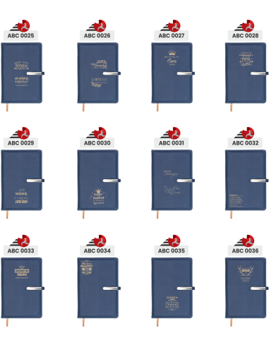 Notes w linie Personalizowany Prezent z Grawerem NA DZIEŃ BABCI + IMIĘ