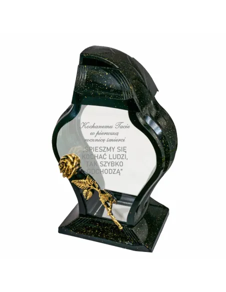 Personalizowany Znicz z Dedykacją Grawerem dla Mamy Taty