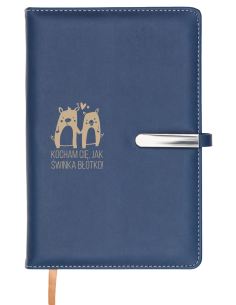 Notes w linie Personalizowany Grawerowany Upominek NA WALENTYNKI