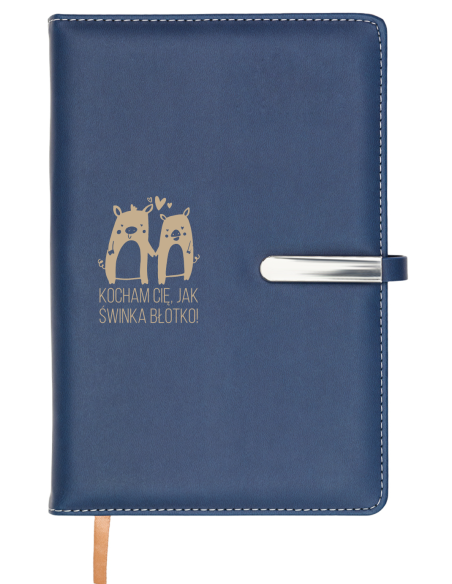 Notes w linie Personalizowany Grawerowany Upominek NA WALENTYNKI