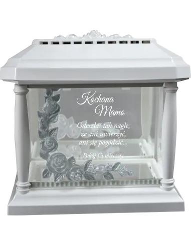 Lampion Znicz Kapliczka z – Grawerem Rocznica Śmierci
