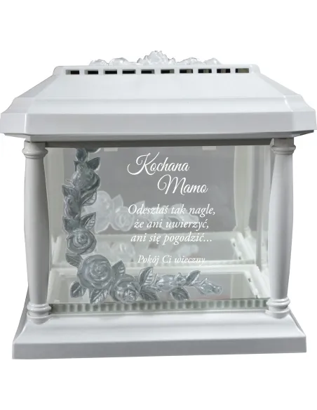 Lampion Znicz Kapliczka z – Grawerem Rocznica Śmierci