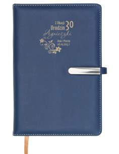 Notes w linie Personalizowany Prezent z Grawerem IMIENIEM NA URODZINY