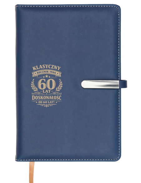 Notes w linie Elegancki Prezent z Własnym Grawerem NA URODZINY 60 50 40