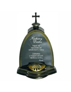 Znicz z Dedykacją Grawerem Personalizowany z Grawerem