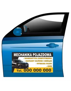 Reklama Magnetyczna Magnes Samochód Mechanika Pojazdowa