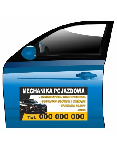 Reklama Magnetyczna Magnes Samochód Mechanika Pojazdowa
