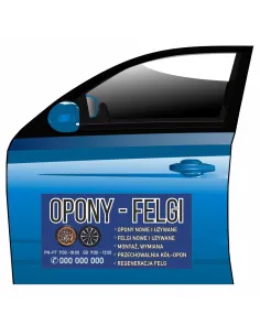 Reklama Magnetyczna Personalizowany z Nadrukiem Reklamowy