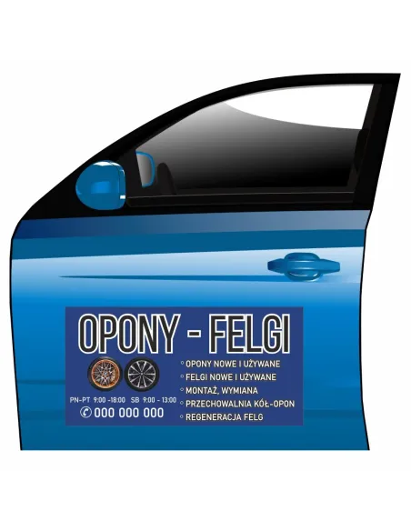 Reklama Magnetyczna Personalizowany z Nadrukiem Reklamowy