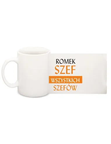 Kubek Szefa Nadrukiem Wszystkich Szefów Prezent Upominek