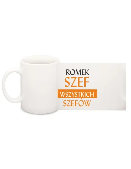 Kubek Szefa Nadrukiem Wszystkich Szefów Prezent Upominek