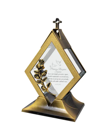 Znicz z Napisem Grawerem Okazji Rocznicy Ślubu z Grawerem