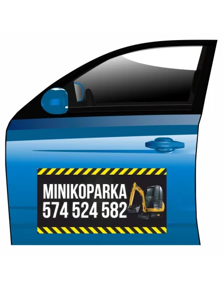Reklama Magnetyczna Magnes Samochód Reklama Magnetyczna