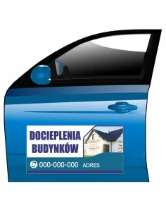 Reklama Magnetyczna Magnes Samochód Docieplenia Budynków