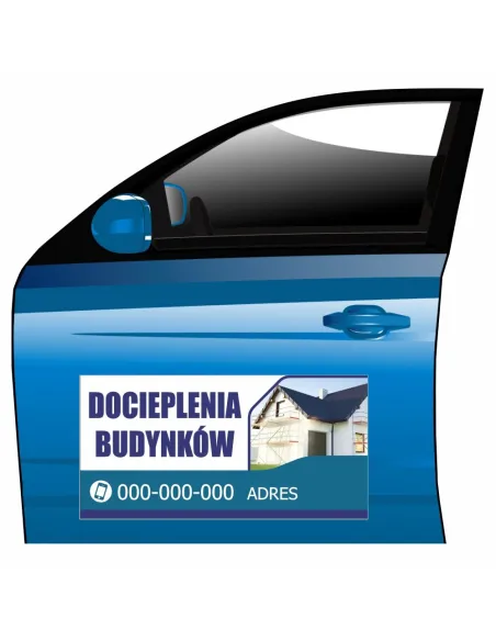 Reklama Magnetyczna Magnes Samochód Docieplenia Budynków