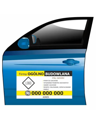 Reklama Magnetyczna Personalizowany z Nadrukiem dla Firm