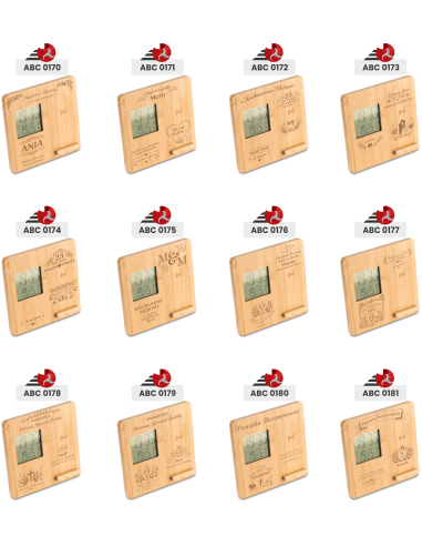 Stacja pogodowa Personalizowany Grawerowany Upominek Z IMIENIEM NAPISEM