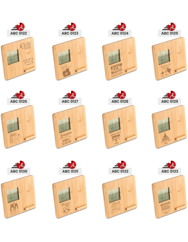 Stacja pogodowa Personalizowany Grawerowany Upominek URODZINY 30 40 50 60