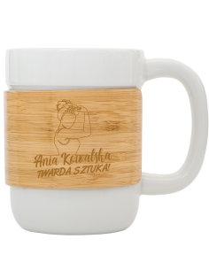 Kubek ceramiczny Personalizowany Grawerowany Upominek NA DZIEŃ KOBIET