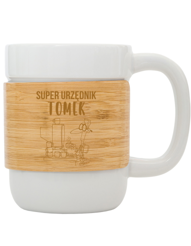 Kubek ceramiczny Wyjątkowy Prezent z Indywidualnym Grawerem DLA URZĘDNIKA