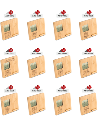 Stacja pogodowa Personalizowany Grawerowany Upominek URODZINY 30 40 50 60