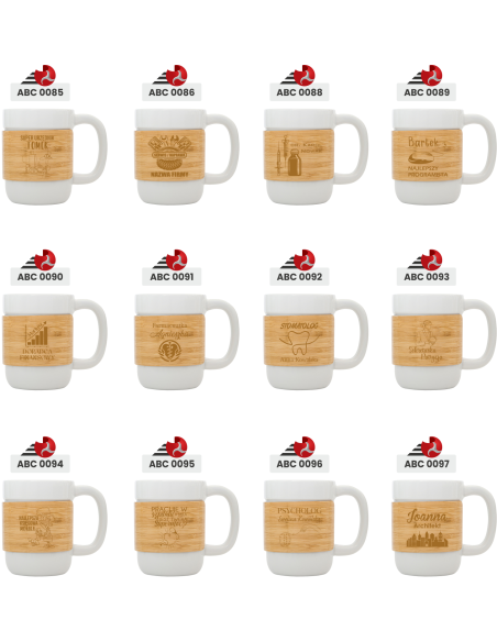 Kubek ceramiczny Personalizowany Grawerowany Upominek NA DZIEŃ BABCI