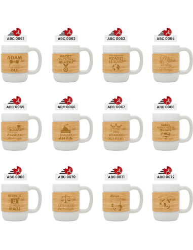Kubek ceramiczny Personalizowany Prezent z Grawerem NA DZIEŃ TATY OJCA