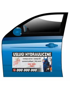 Reklama Magnetyczna z Nadrukiem Reklamowy na Samochód