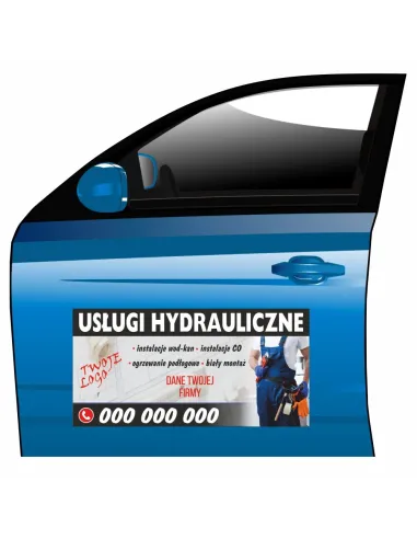 Reklama Magnetyczna z Nadrukiem Reklamowy na Samochód