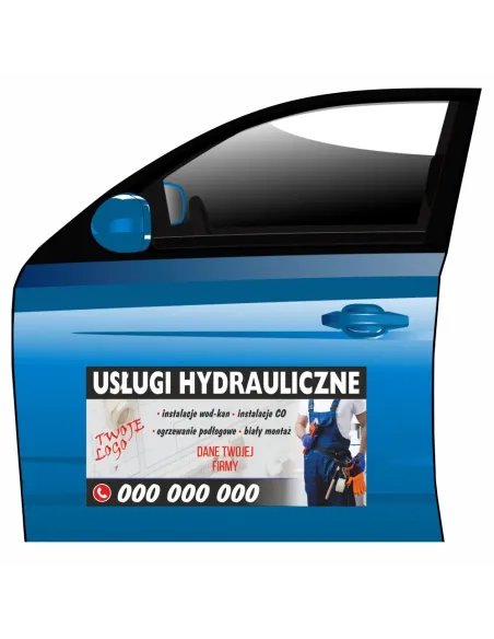 Reklama Magnetyczna z Nadrukiem Reklamowy na Samochód