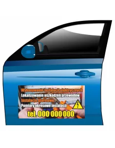 Reklama Magnetyczna – Na Samochód Magnes Wykonywanie