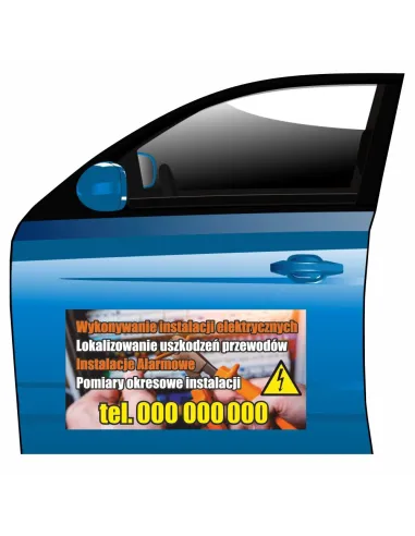 Reklama Magnetyczna – Na Samochód Magnes Wykonywanie