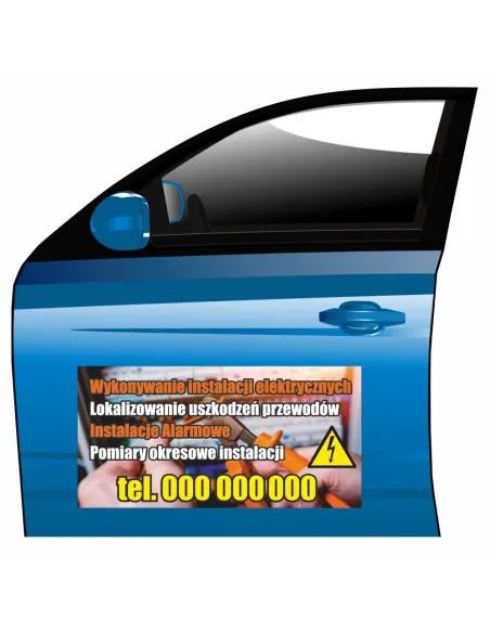 Reklama Magnetyczna – Na Samochód Magnes Wykonywanie