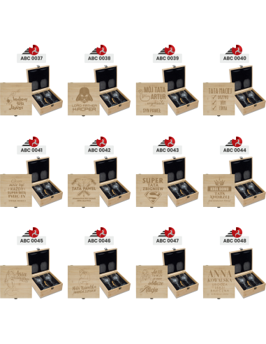 Zestaw kieliszków do wina Personalizowany Grawerowany Upominek DLA BABCI