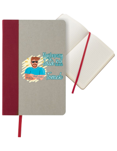 Notes A5 w linie prezent na dzień taty ojca z nadrukiem uv imieniem